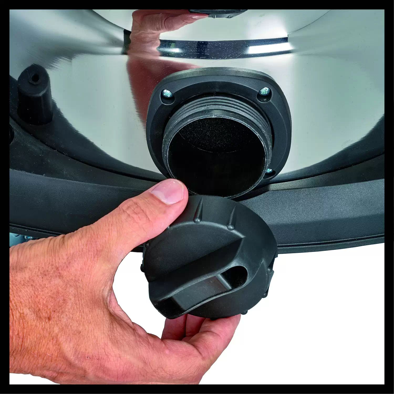 Einhell 2347141 36V 8 Gallon Cordless Wet/Dry Vacuum, TE-VC 36/30 Li-S - Tool Only